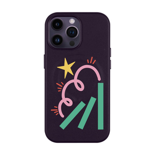 DOMINO-iPhone 14 Pro Max Leather Kılıf MagSafe Özellikli
