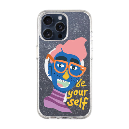 BE YOUR SELF-iPhone 15 Pro Max Shiny Kılıf MagSafe Özellikli