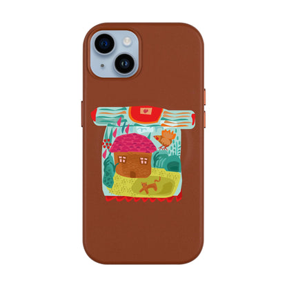 SİHİRLİ KAZAK-iPhone 14 Plus Leather Kılıf MagSafe Özellikli