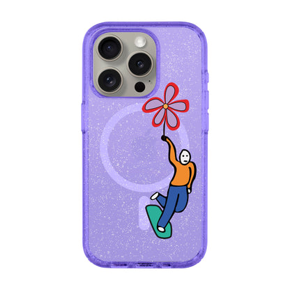 SKATEBOARDER-Shiny Kılıf MagSafe Özellikli - iPhone 15 Pro