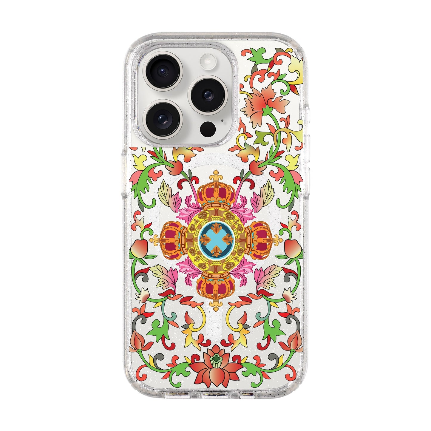 SPIRAL-Shiny Kılıf MagSafe Özellikli - iPhone 15 Pro