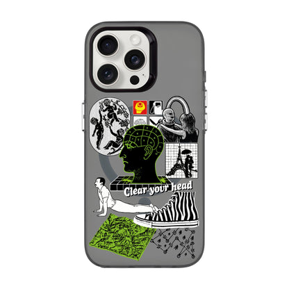 CLEAR YOUR HEAD-Hold Kılıf MagSafe Özellikli - iPhone 15 Pro Max