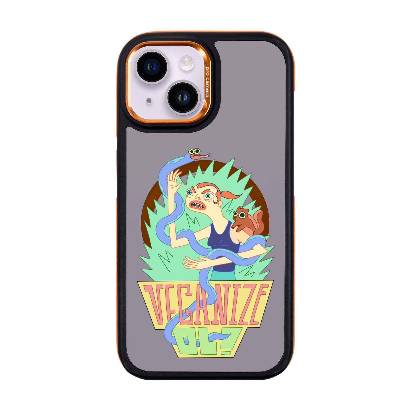 VEGANİZE-Dark Kılıf MagSafe Özellikli - iPhone 14