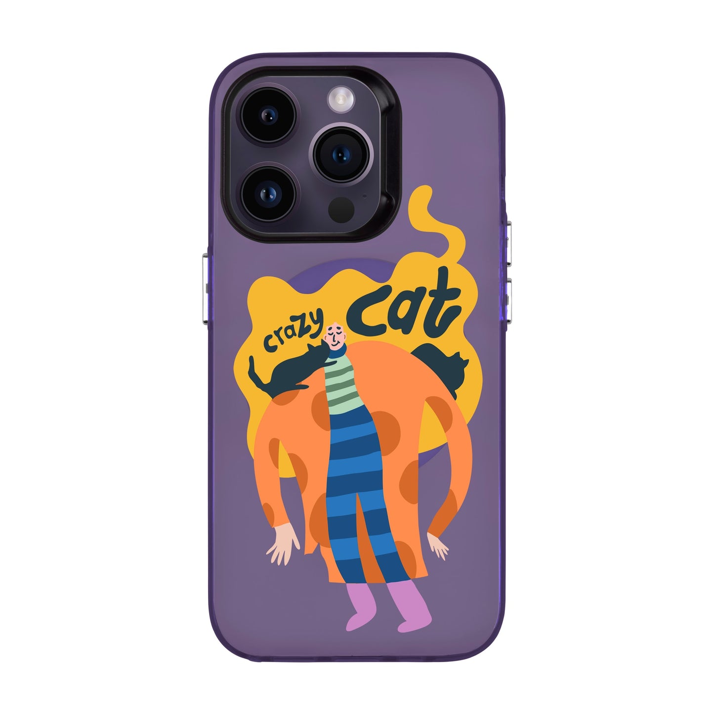 CRAZY CAT-iPhone 14 Pro Hold Kılıf MagSafe Özellikli
