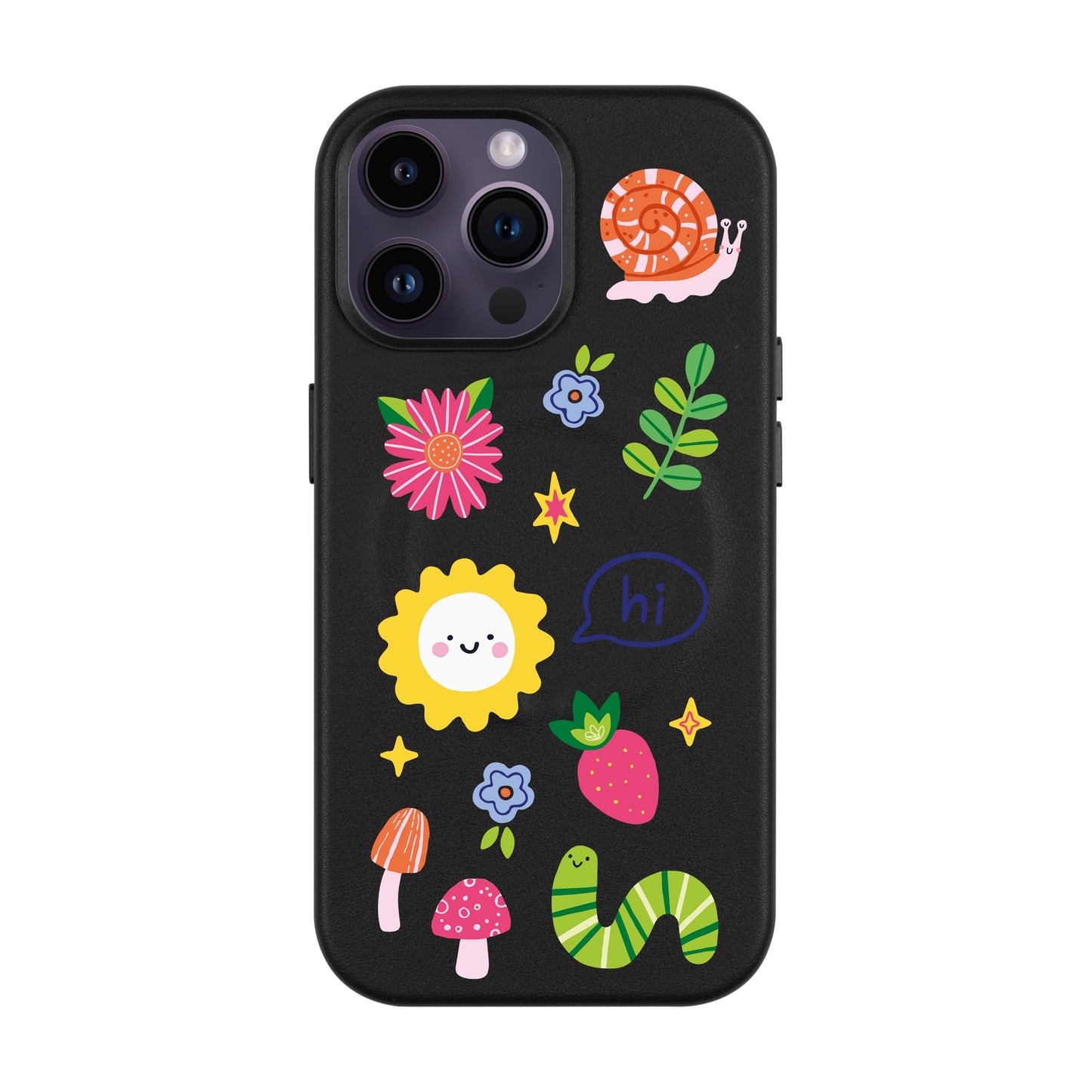 HELLO NATURE-iPhone 14 Pro Max Leather Kılıf MagSafe Özellikli