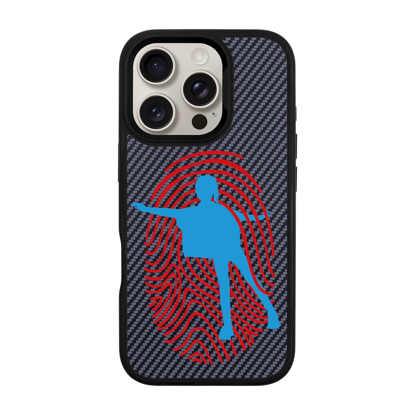 FINGERMARK-iPhone 16 Pro Plaid Kılıf MagSafe Özellikli