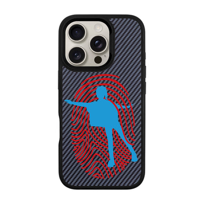 FINGERMARK-iPhone 16 Pro Plaid Kılıf MagSafe Özellikli