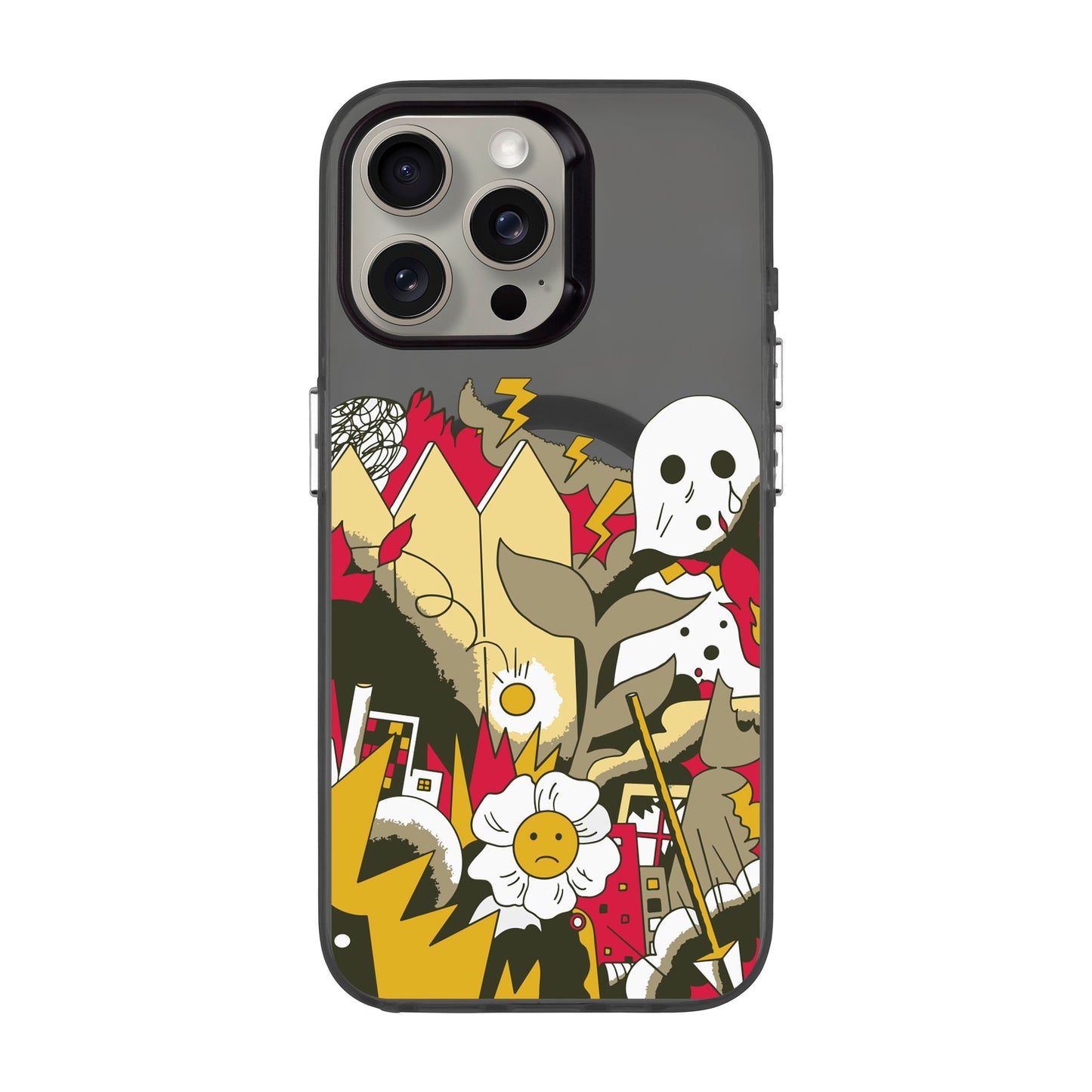 EVERYTHING IS BURNING-Hold Kılıf MagSafe Özellikli - iPhone 15 Pro Max