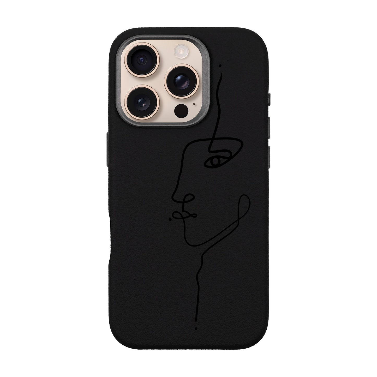 FACE-iPhone 16 Pro Leather Premium Kılıf MagSafe Özellikli