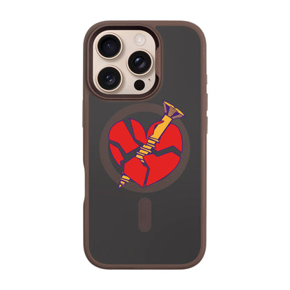 BROKEN HEART-iPhone 16 Pro Rise Kılıf MagSafe Özellikli