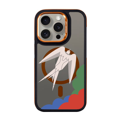 L’OISEAU LIBRE-Dark Kılıf MagSafe Özellikli - iPhone 15 Pro