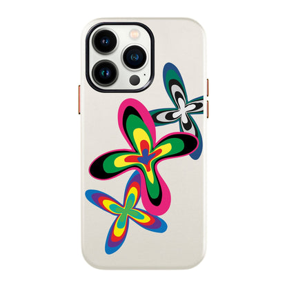 COLOR FLOWER-iPhone 13 Pro Max Leather Kılıf
