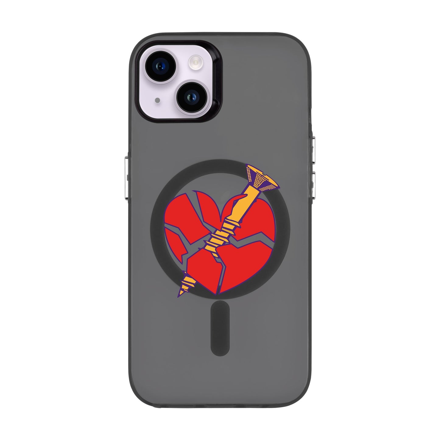 BROKEN HEART-iPhone 14 Plus Hold Kılıf MagSafe Özellikli