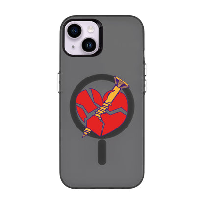 BROKEN HEART-iPhone 14 Plus Hold Kılıf MagSafe Özellikli