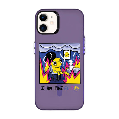 I AM FINE-iPhone 11 Hold Kılıf MagSafe Özellikli