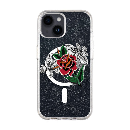 DRY ROSE-iPhone 14 Shiny Kılıf MagSafe Özellikli