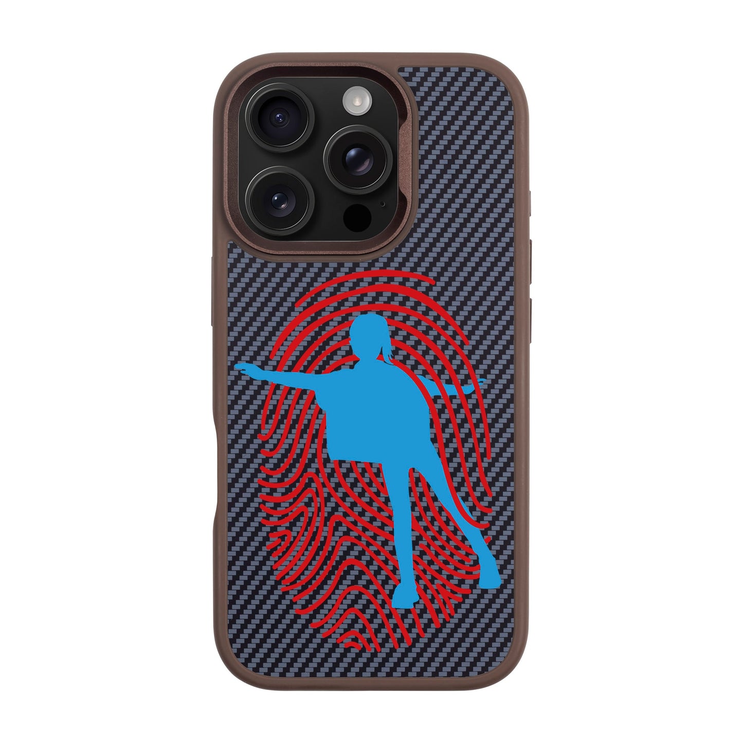 FINGERMARK-iPhone 16 Pro Plaid Kılıf MagSafe Özellikli