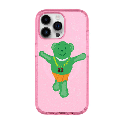 GREEN BEAR-iPhone 14 Pro Max Shiny Kılıf MagSafe Özellikli