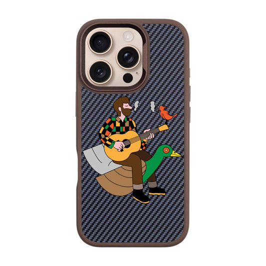 BIRDS OF A FEATHER-iPhone 16 Pro Plaid Kılıf MagSafe Özellikli