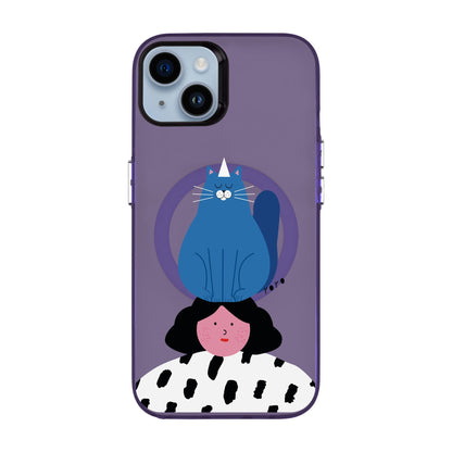NAUGHTY CAT-iPhone 14 Plus Hold Kılıf MagSafe Özellikli