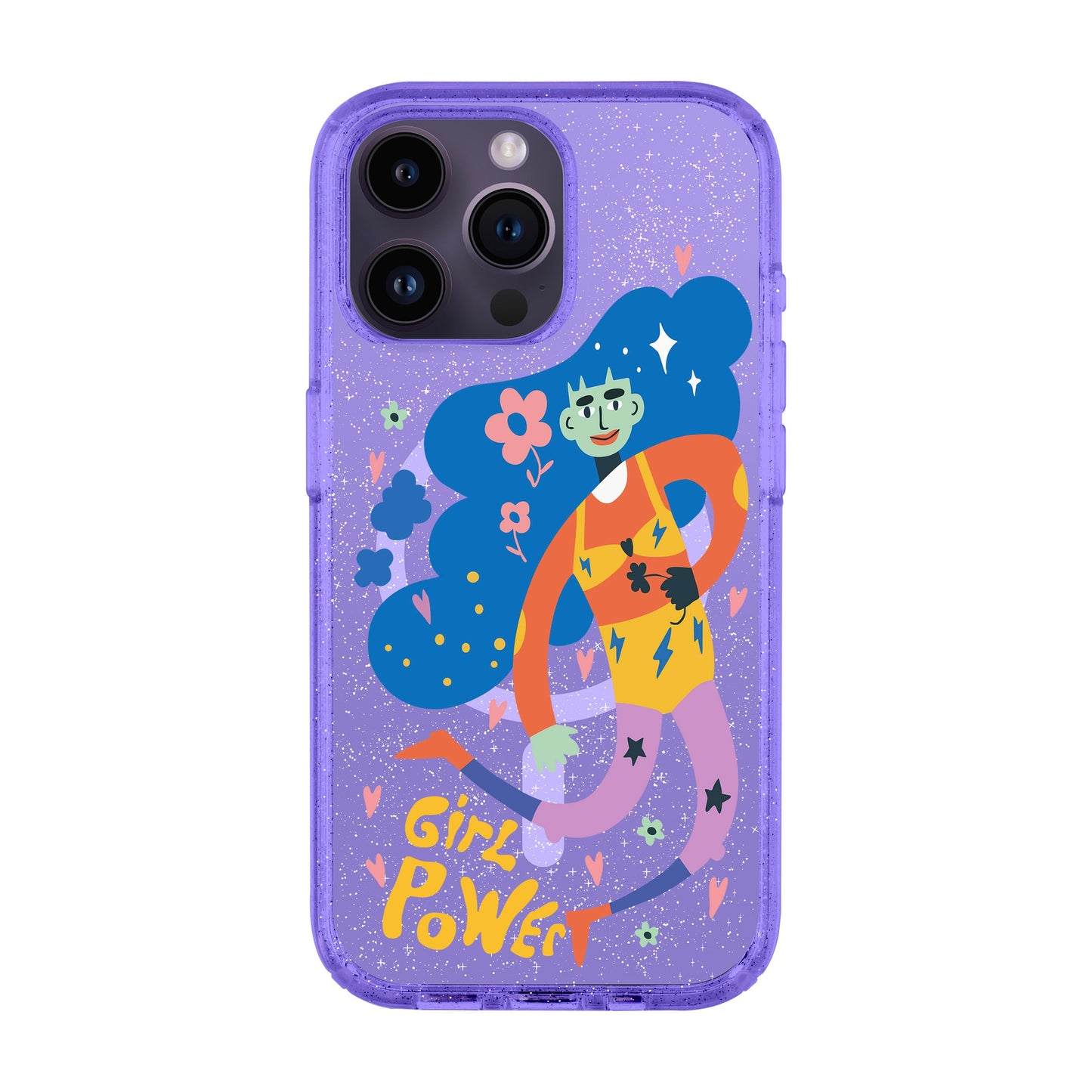 GIRL POWER-iPhone 14 Pro Max Shiny Kılıf MagSafe Özellikli