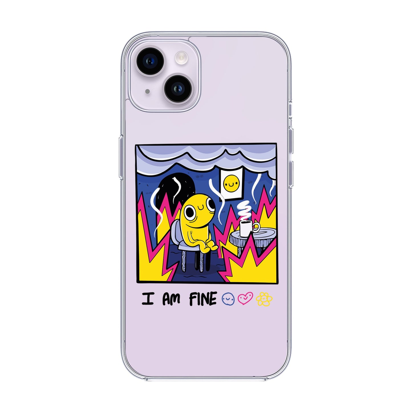 I AM FINE-iPhone 14 Plus Solid Kılıf