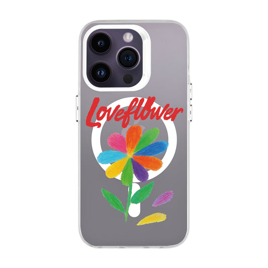 LOVE FLOWER-iPhone 14 Pro Hold Kılıf MagSafe Özellikli