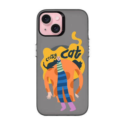 CRAZY CAT-iPhone 15 Hold Kılıf MagSafe Özellikli