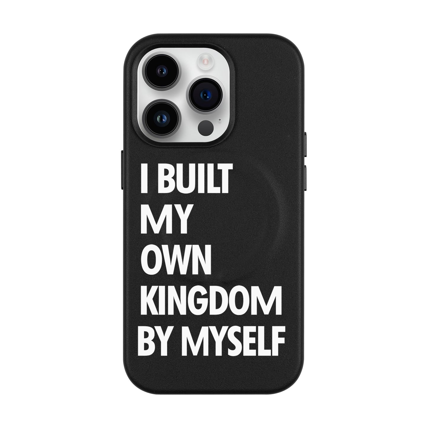 KINGDOM-Leather Kılıf MagSafe Özellikli - iPhone 14 Pro