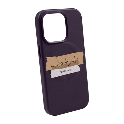 SPREAD LOVE-Leather Kılıf MagSafe Özellikli - iPhone 11