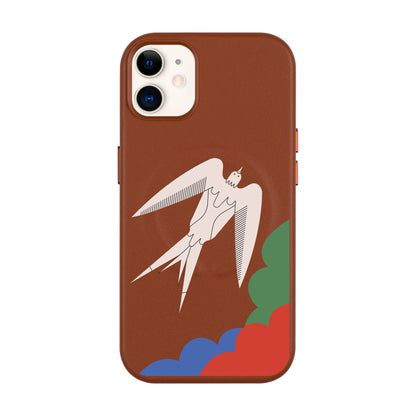 L’OISEAU LIBRE-Leather Kılıf MagSafe Özellikli - iPhone 11