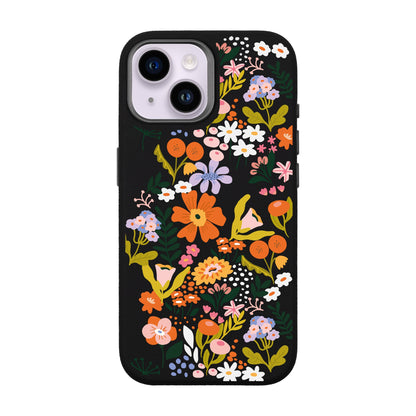 FLOWER-iPhone 13 Leather Premium Kılıf MagSafe Özellikli