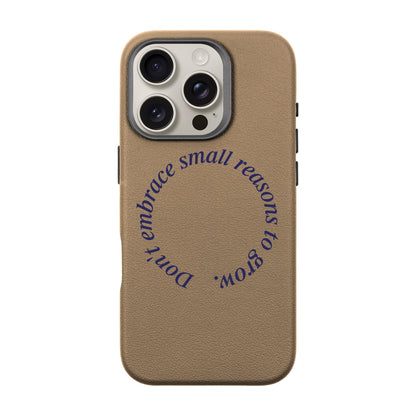 GROW-iPhone 16 Pro Leather Premium Kılıf MagSafe Özellikli