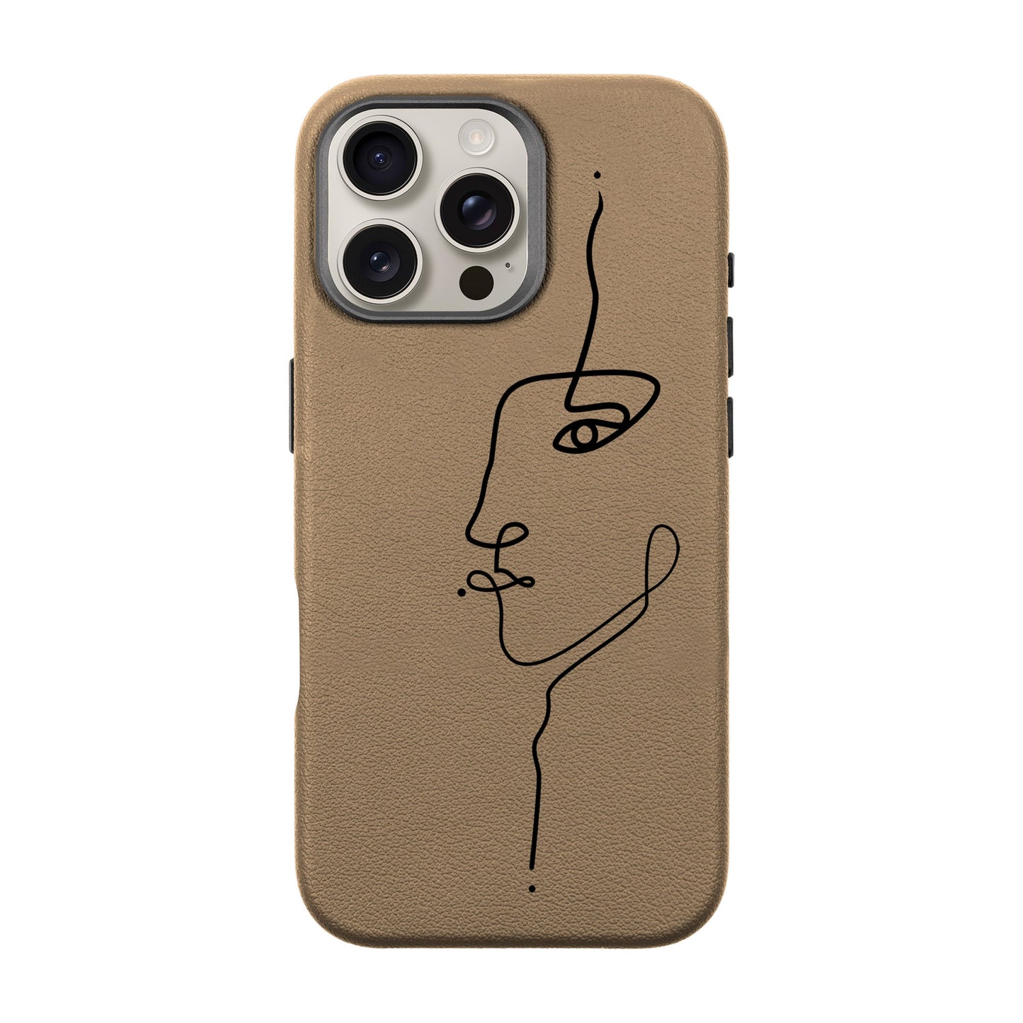FACE-iPhone 16 Pro Max Leather Premium Kılıf MagSafe Özellikli
