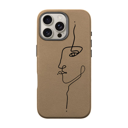 FACE-iPhone 16 Pro Max Leather Premium Kılıf MagSafe Özellikli