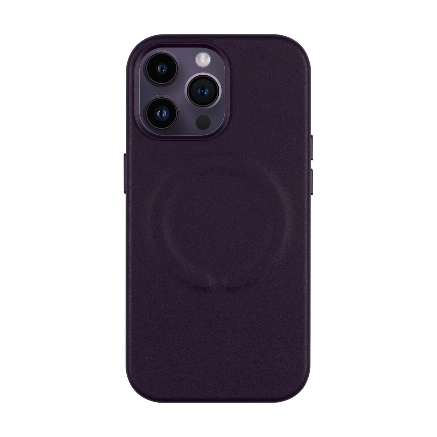 NEW-iPhone 14 Pro Max Leather Kılıf MagSafe Özellikli