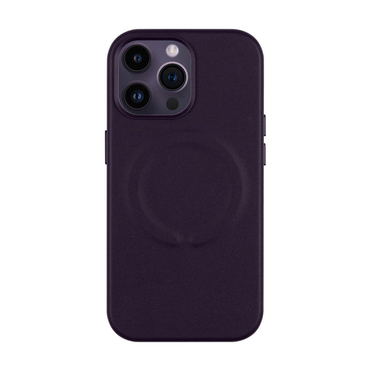 NEW-iPhone 14 Pro Max Leather Kılıf MagSafe Özellikli