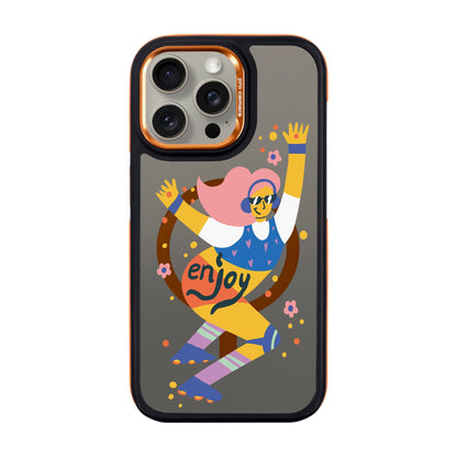 ENJOY-iPhone 15 Pro Max Dark Kılıf MagSafe Özellikli