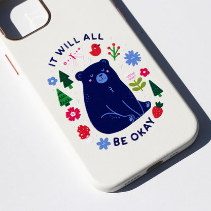 BE OKAY-iPhone 12 Pro Max Leather Kılıf