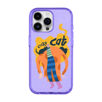 CRAZY CAT-iPhone 14 Pro Max Shiny Kılıf MagSafe Özellikli