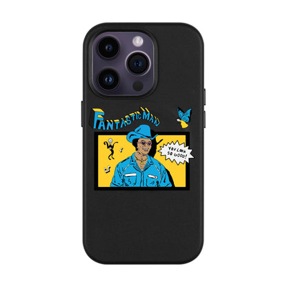 FANTASTIC MAN-iPhone 14 Pro Max Leather Kılıf MagSafe Özellikli