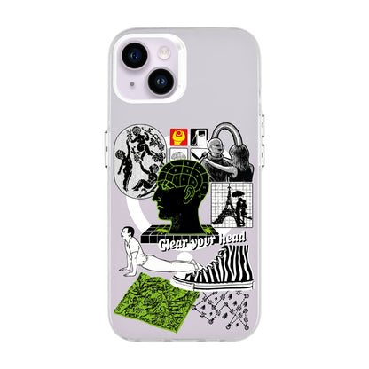 CLEAR YOUR HEAD-iPhone 14 Plus Hold Kılıf MagSafe Özellikli