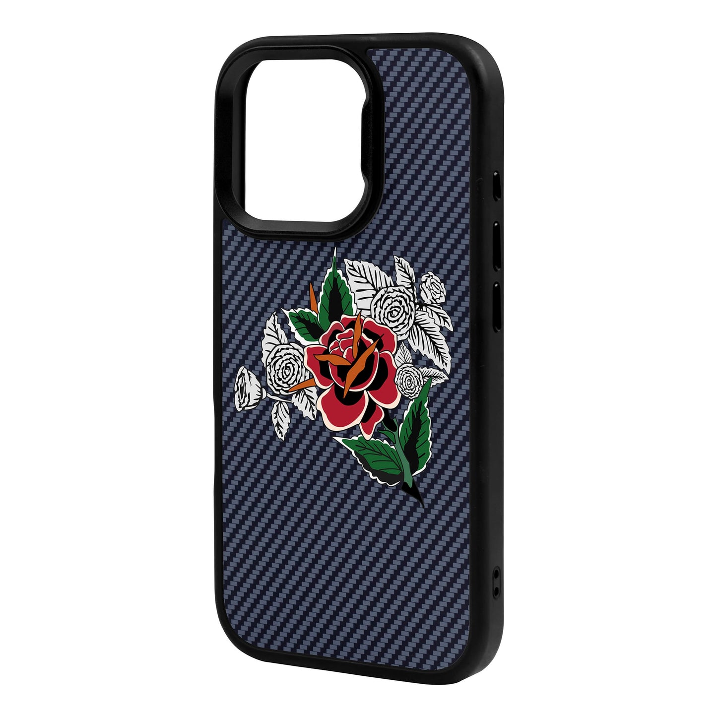 DRY ROSE-iPhone 16 Pro Max Plaid Kılıf MagSafe Özellikli