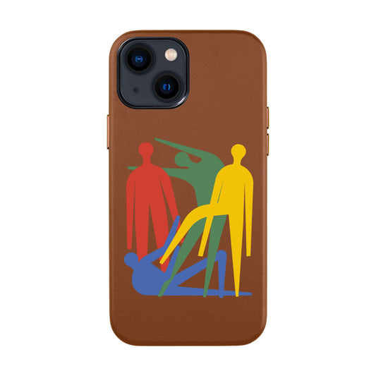 MANBOS-iPhone 14 Leather Kılıf
