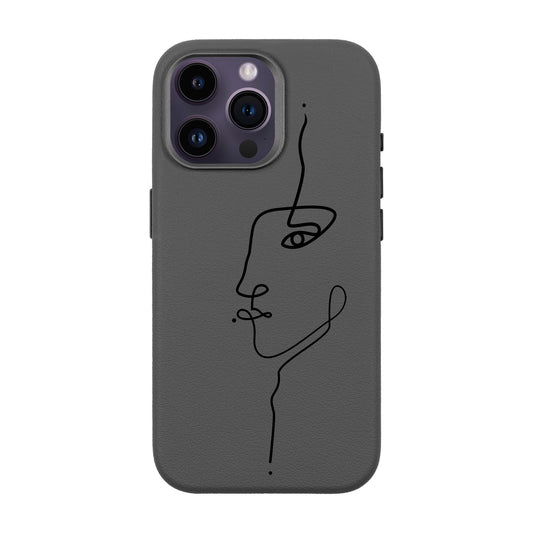 FACE-iPhone 14 Pro Max Leather Premium Kılıf MagSafe Özellikli