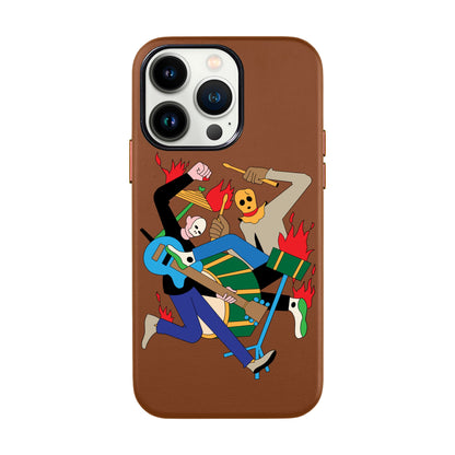 MONSTER MASH-iPhone 13 Pro Max Leather Kılıf