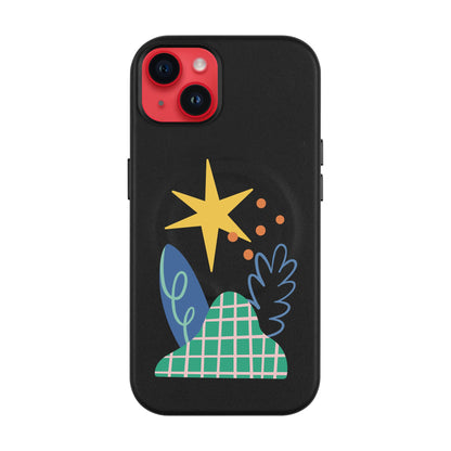 LITTLE NATURE-iPhone 14 Plus Leather Kılıf MagSafe Özellikli