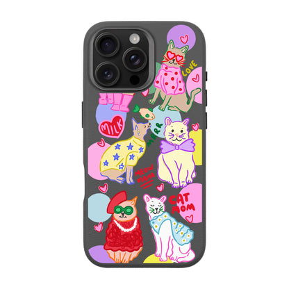 CAT MOM-iPhone 16 Pro Max Leather Premium Kılıf MagSafe Özellikli
