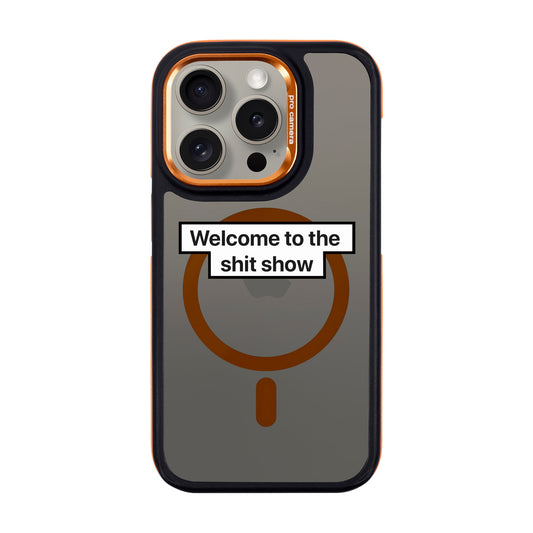 WELCOME-iPhone 15 Pro Dark Kılıf MagSafe Özellikli