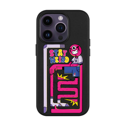 OG TOOTHY-Leather Kılıf MagSafe Özellikli - iPhone 14 Pro